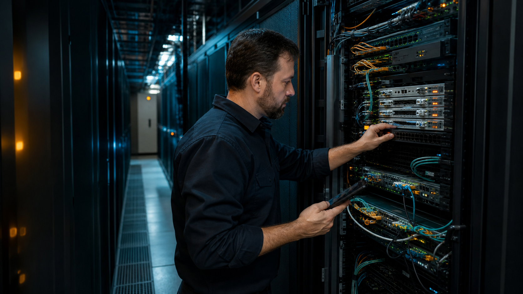 Hands-on datacenter intervention during a validator network access interruption